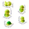 Little Turtles 10 Piece Small Animals Resin Figures Miniature Turtles For Cake Fairy Garden Potted Plants Birthday Party Home