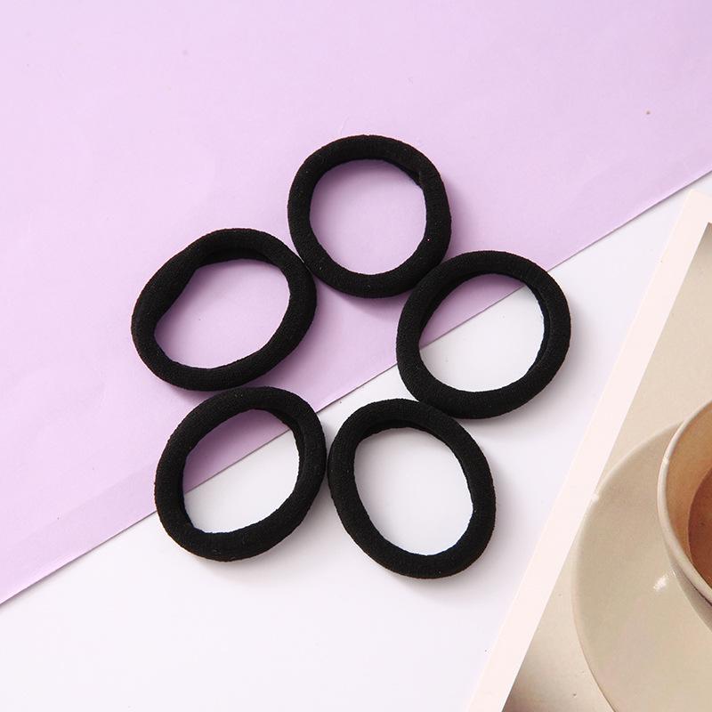 Korean Style High Elasticity Hair Ties - Gentle, No-Damage Rubber Bands for Women