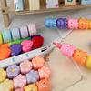 Cartoon Fluorescent Pen Gift Set: Colorful, Cute, and Creative Highlighters for Students
