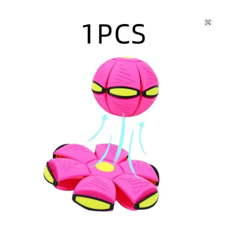 Outdoor Sports Toys Flying Saucer Ball Magic Deformation Foot Pressure Venting Ball Pet Flying Disc No Light Children's Gift