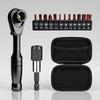 Ratchet Wrench Set with Bits FastRelease Bit Holder Reversible Interchangeable
