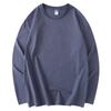 Summer Autumn Longsleeve Loose Causal Unisex Tops Cotton T-shirts Solid Multi Colors Long Sleeve Street Tees