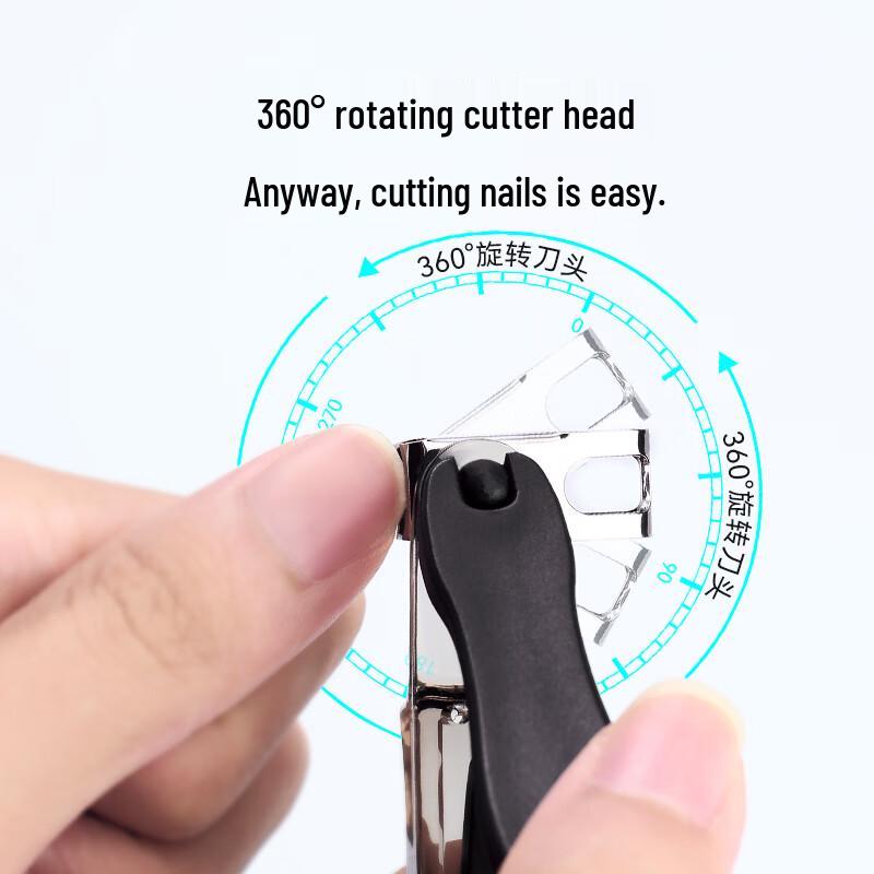 ZWILLING 360° Rotating Anti-Splash Nail Clipper with File
