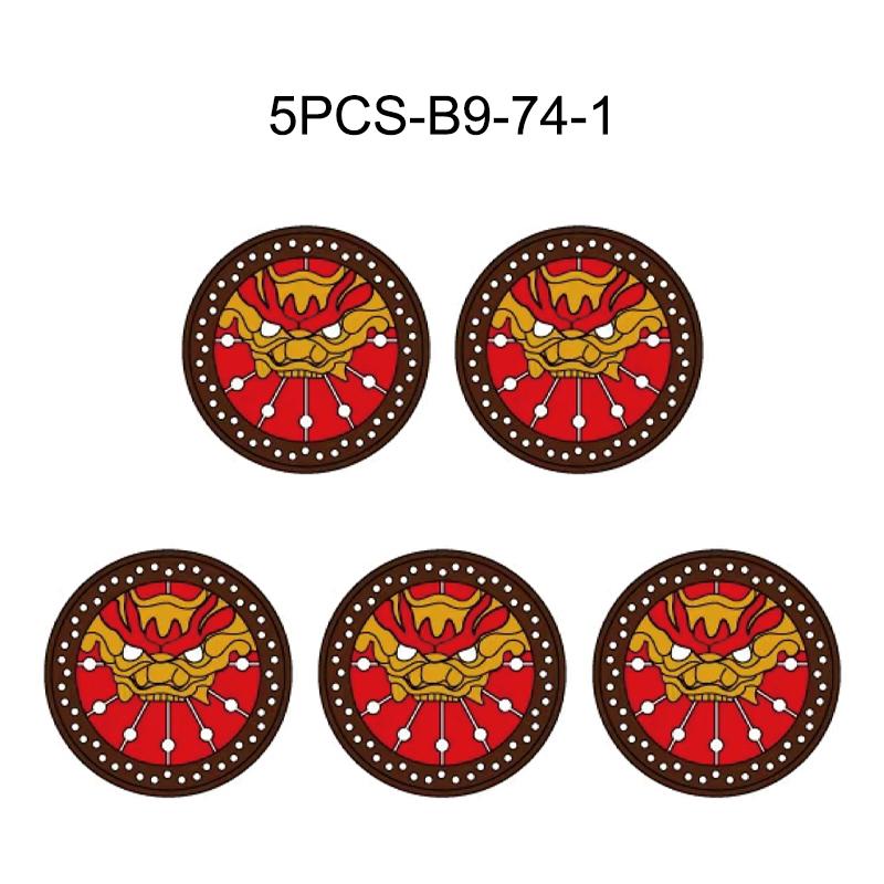 Medieval Military War Army Castle Knight Soldier Figures Building Blocks Weapon Cloak Helmet Shoulder Armor Flag Warrior Shield