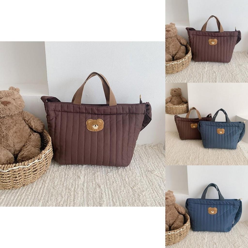 Adorable Korean Style Cute Shoulder Bag Large Capacity Bear Cartoon Bucket Bag