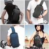 NEW High Qulity Upgrade Men's Waterproof USB Oxford Crossbody Bag Anti-theft Shoulder Sling Bag Multifunction Short Travel  Chest Pack for Male