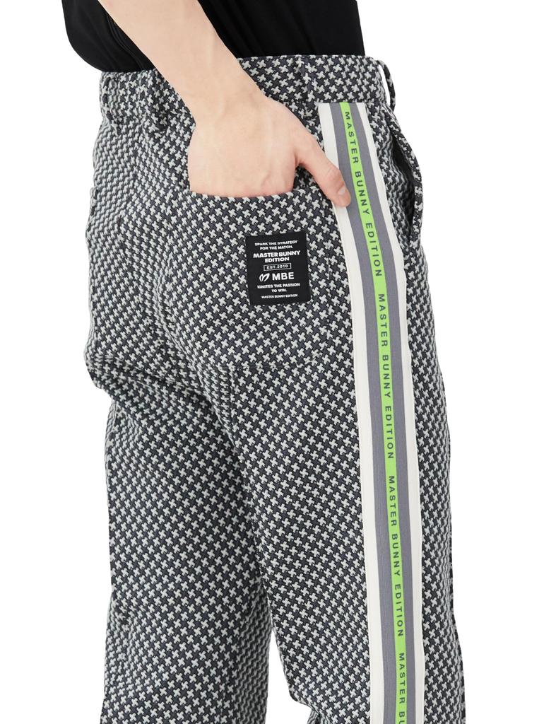 Long Pants Retro Houndstooth Golf 4 [Master Bunny] Men's (stretch Pattern) / / 758-4131305 010_Black [M]