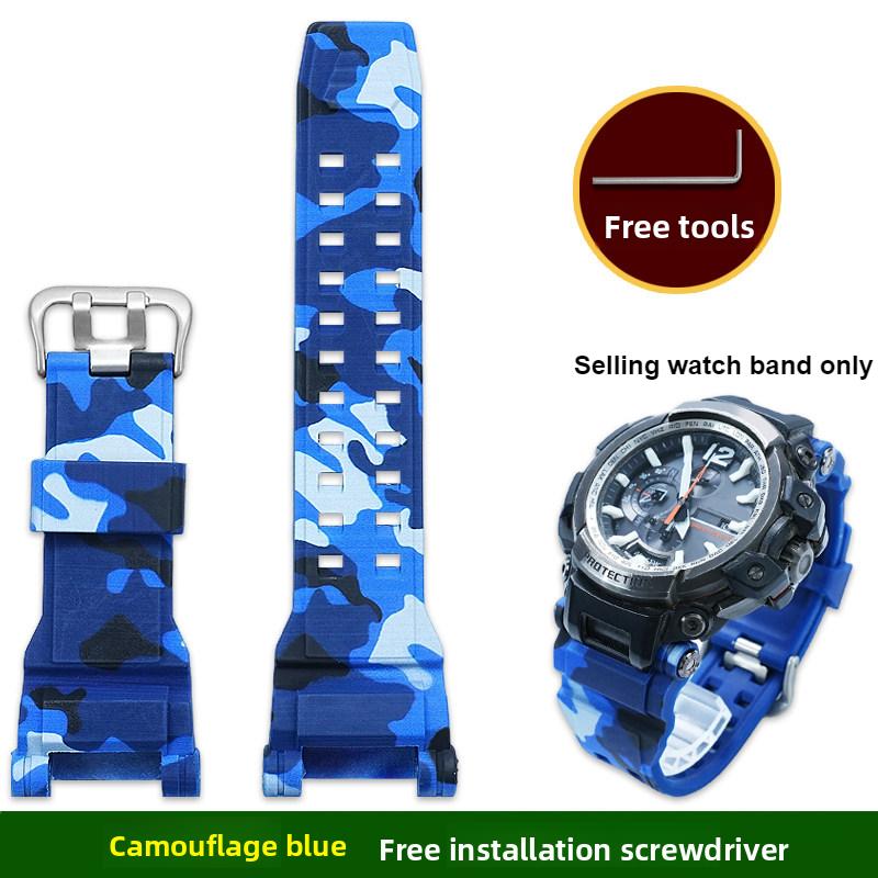 GPW2000 Soft Silicone Strap For Casio G-Shock Kongba 5502 GPW-2000 Wristband Men Replacement Sport Rubber Watch Band Accessories