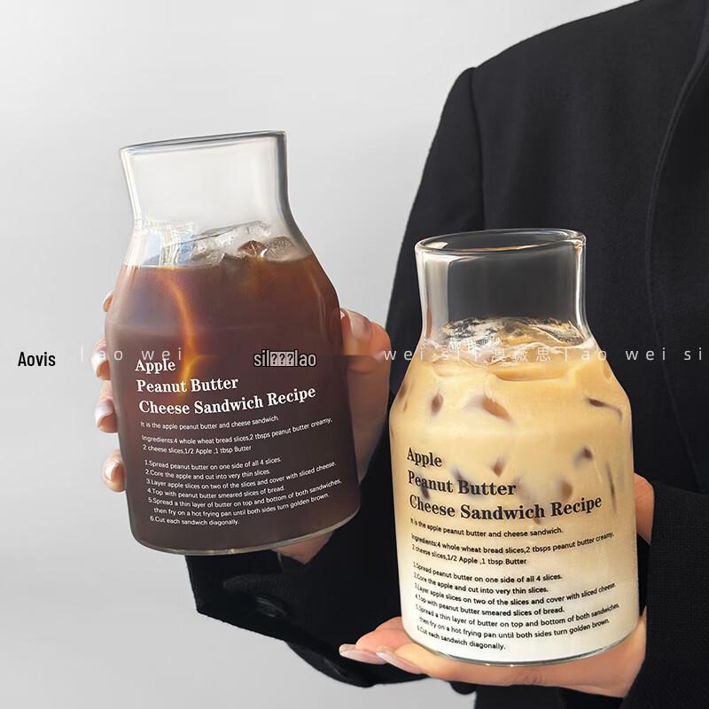 

Современный набор стеклянных чашек в стиле инс для воды и кофе