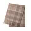 RemeeHi Luxurious Cashmere Trending On Social Large Checked Thick and Warm for Stylish and Perfect for and Christmas Women's 100% Scarf, Media! Stole,