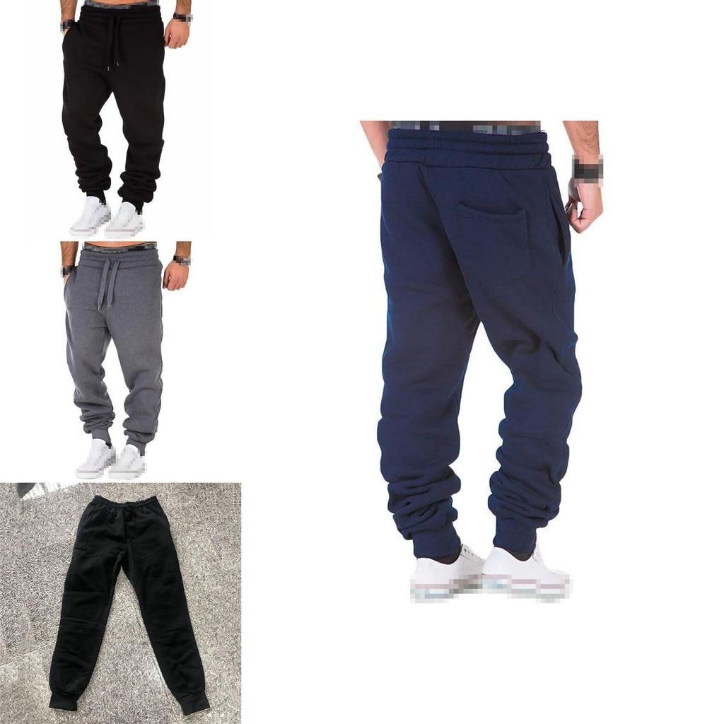 Men's Cotton Blend Jogger Sweatpants With Elastic Waist And Adjustable Drawstring