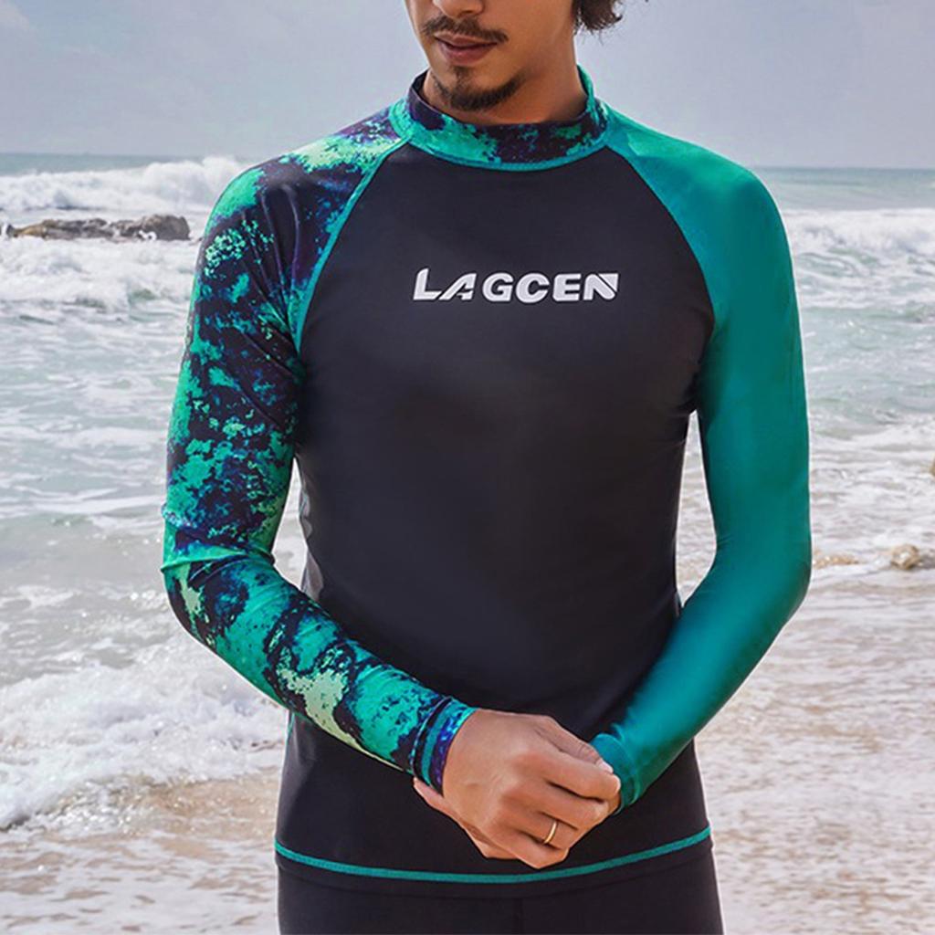 Muta da sub da uomo, costume da bagno, costume da bagno a maniche lunghe ad asciugatura rapida