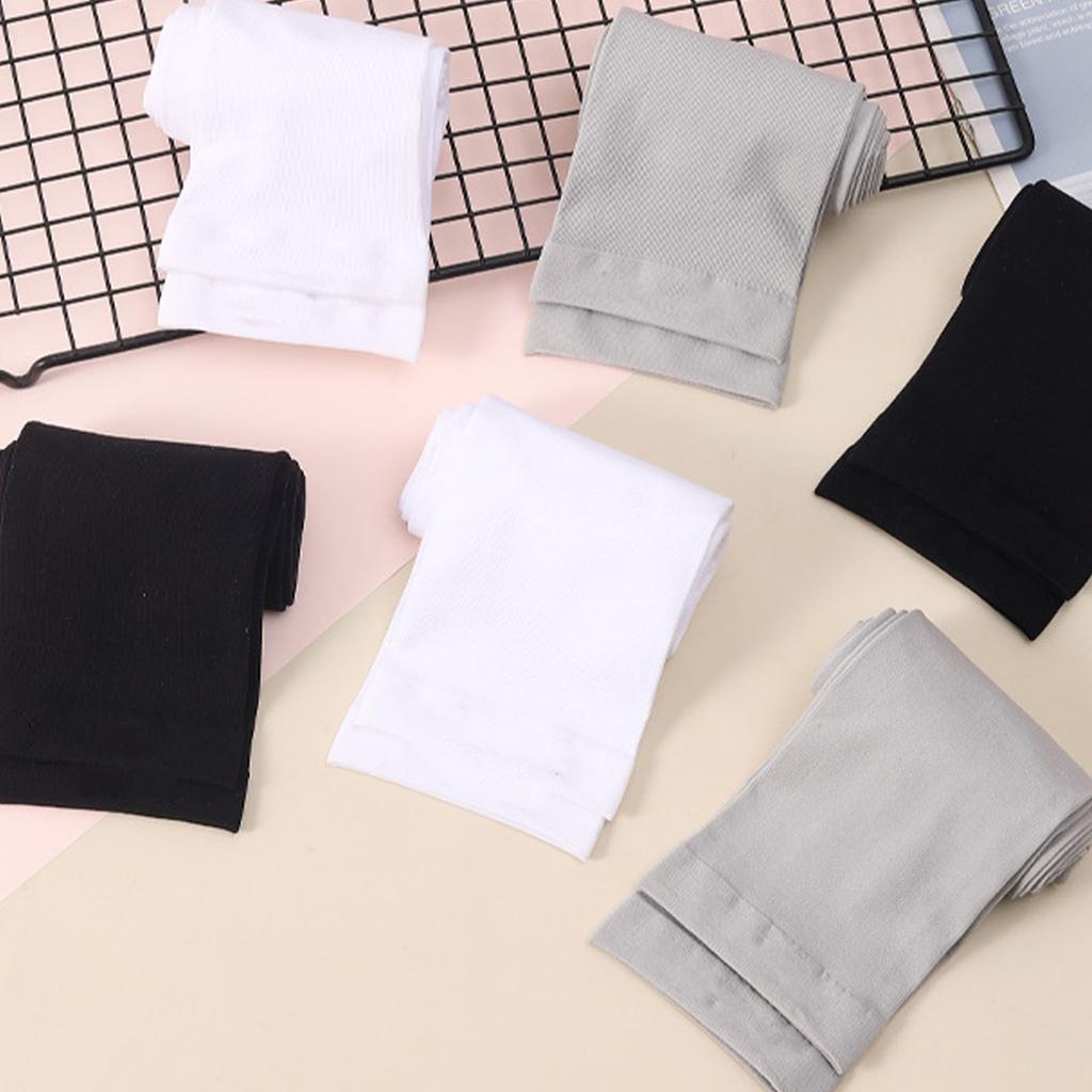Arm Sleeves Ice Silk Cooling Arm Cover Sun Protection UV Protection Elastic Arm Sleeves for Outdoors Travel Running Cycling Grey