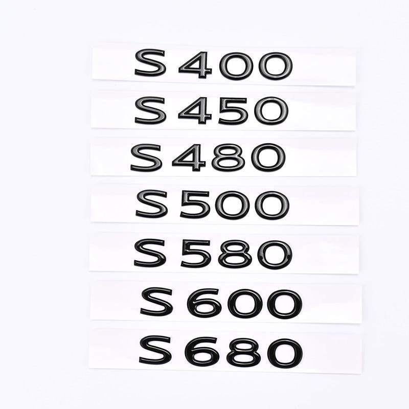 Compatible with Mercedes-Maybach S400, S450, S480, S500, S580, S600, S680 logo lettering modifications.