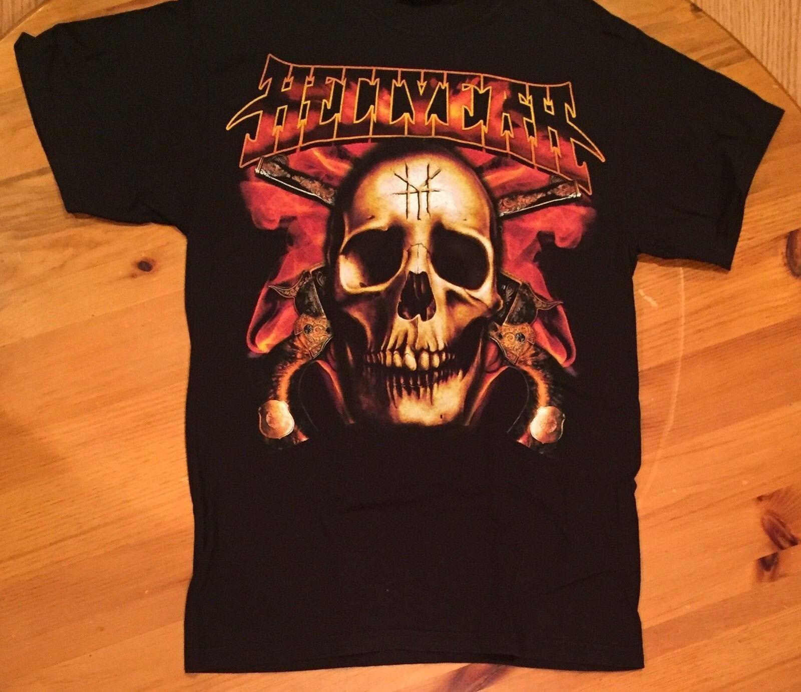 Vtg Hellyeah Band Music Star Heavy Cotton Black Full Size Unisex Shirt MC008 Unisex T-Shirt XXXXL