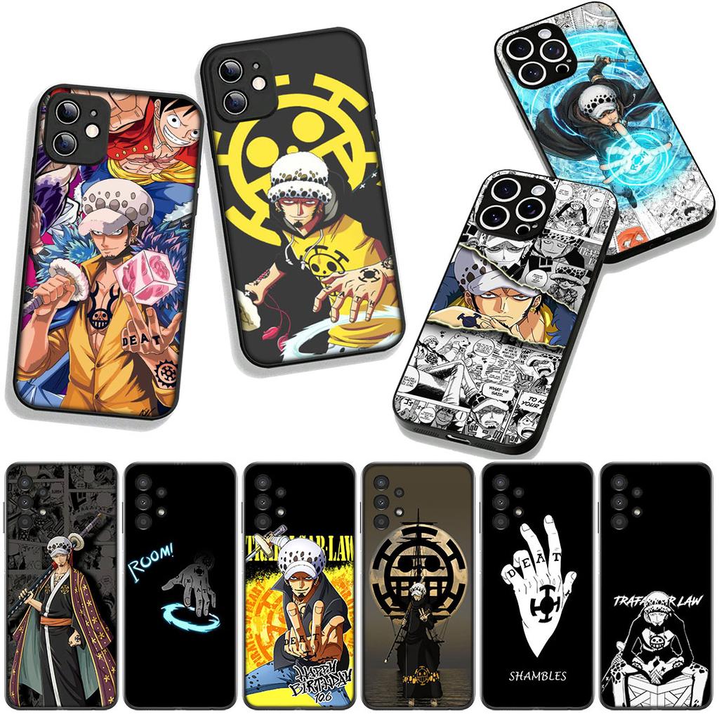 One Piece Trafalgar Water Law Cover Phone Case for Xiaomi Redmi Note 14 12 13 ProPlus A4 A3 Pro Plus 12C 13C 14C 5G Coque