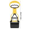 Pooper Scooper for Dog Jaw Clamp Heavy Duty Long Handle Poop Scooper for Dog Puppy Cat Waste Picker Pet Cleaning Shovel Tools