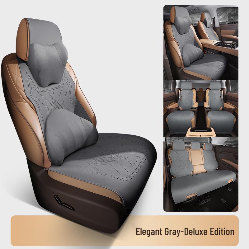 Buick LaCrosse & GL8 Suede Car Seat Cushion - All Seasons Saddle Design