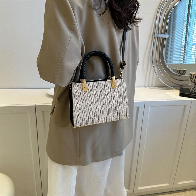 Trendy Woven Square Handbag For Women In Multiple Colors Perfect For Everyday Outfits
