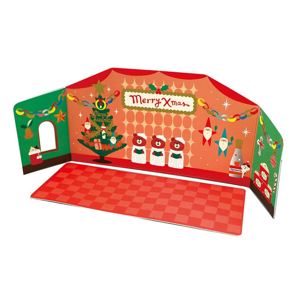 Decor Corporation Concombre Christmas Party Background 370 X H130 Card, Unfolded, Wall (ZXS-28519)