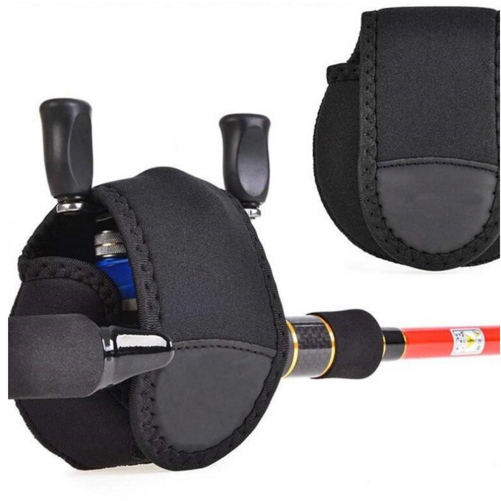 2Pcs Fishing Reel Bag Baitcasting Reel Cover Case Reel Protective Case Waterproof Baitcast Reel Protective Pouch