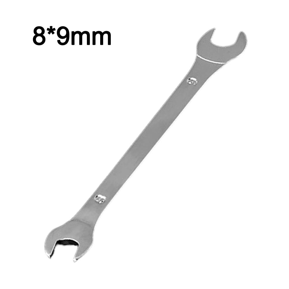 Tight Spaces Adjustable Wrench Compact Spanner Size As Shown Forged Chrome Vanadium Heat-treated Steel Precision Jaw Design 8-9mm