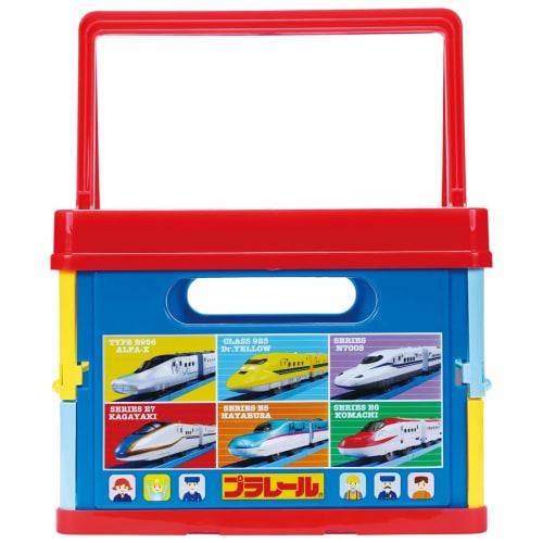 Skater Folding Storage Box Toy Box with Handle Stacking Basket Plarail 38x25x19.5cm BWOT13-A