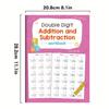 Math Practice Workbook Set Single-Digit & Double-Digit Addition Subtraction Calculation Training Grades 1-3 Learning Activities