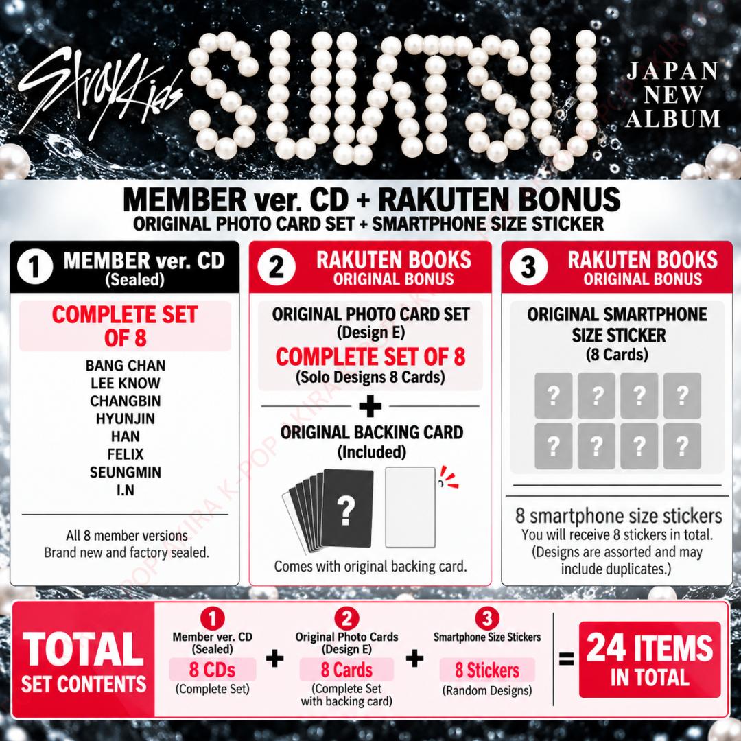 Stray Kids SUIATSU Member Ver. 8