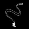 Little Ghost Pendant Titanium Steel Necklace Hip Hop Men and Women Necklace Accessories
