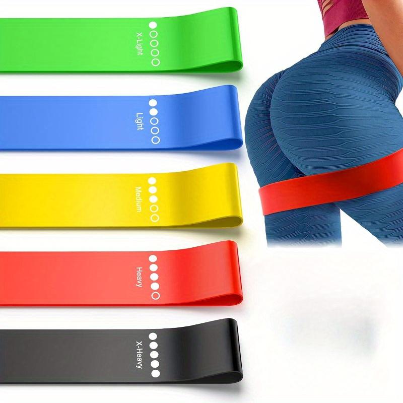 [Latex Resistance Band] Medium Tension Latex Resistance Band | Stackable Design, Nylon Material, Multi-Level Resistance, No Batteries Required