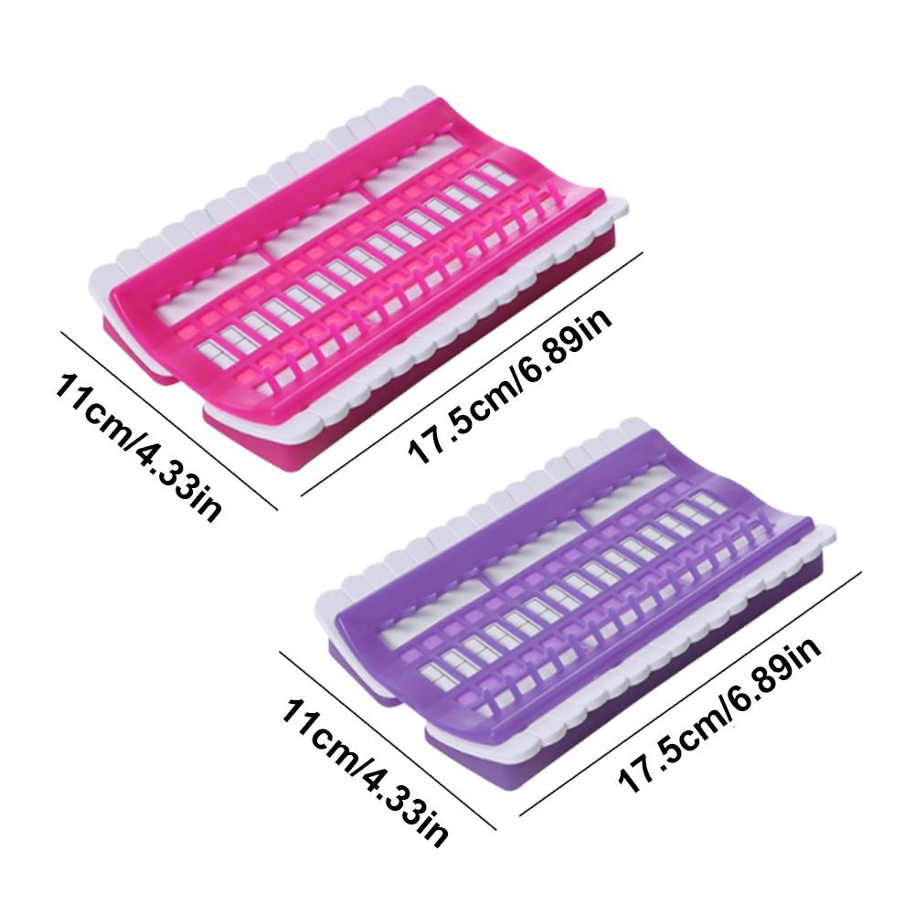 2pcs 30 Positions Embroidery Thread Holder Plastic for Sewing and Cross Stitch Embroidery Thread