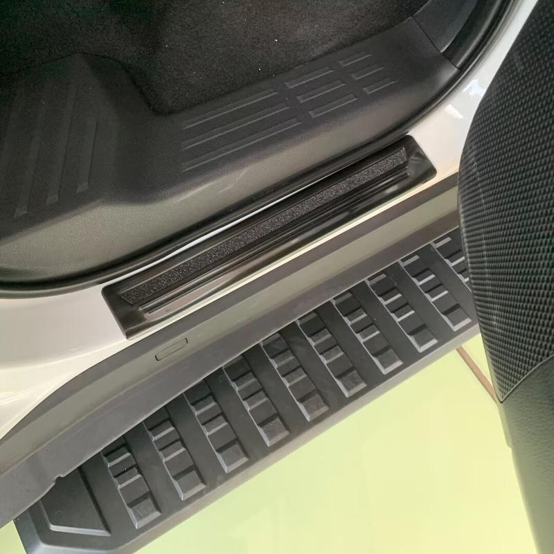 Stainless Steel Car Door Sill Scuff Plate Guard Protector Cover Trim For Toyota Land Cruiser 250 LC250 2024 Accessories 4pcs