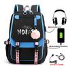 Korean Style Straykids Backpack Student Bag Men'S And Women'S Fashion Backpack Travel Bag Usb Computer Bag