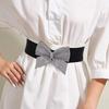 Popular Corset Belt Rhinestones Bowknot Elastic Band Stretchy Waspie for Dresses