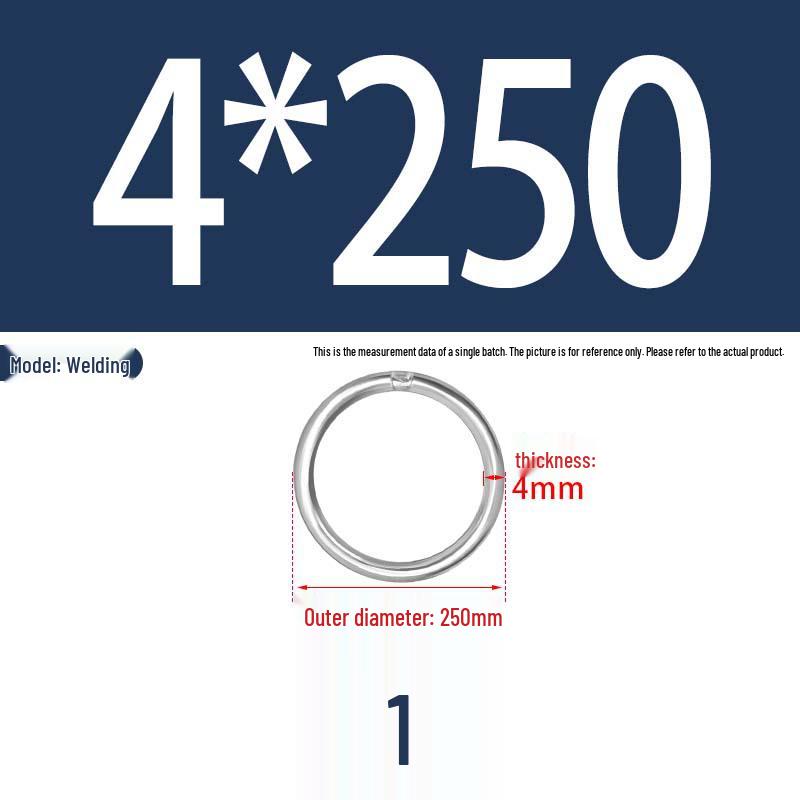 304 Stainless Steel Seamless O-Ring for Lifting and Hammock Yoga Connection