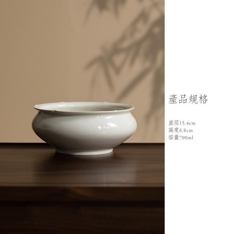 700 мл Керамический Basin для мытья чая из золы растений, Омыватель для кистей, Бочка для чайной заварки, Цилиндрический бочонок для чайной пыли, Украшения для чайной церемонии, Подарок