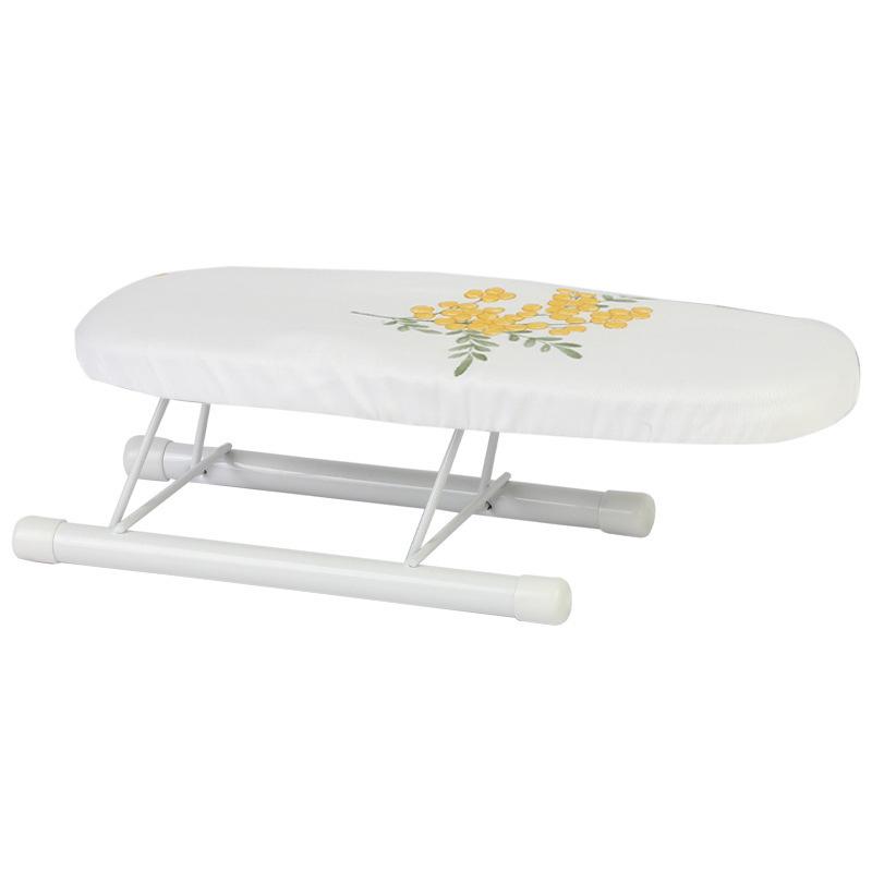 Compact Foldable Sleeve and Collar Ironing Board with Storage