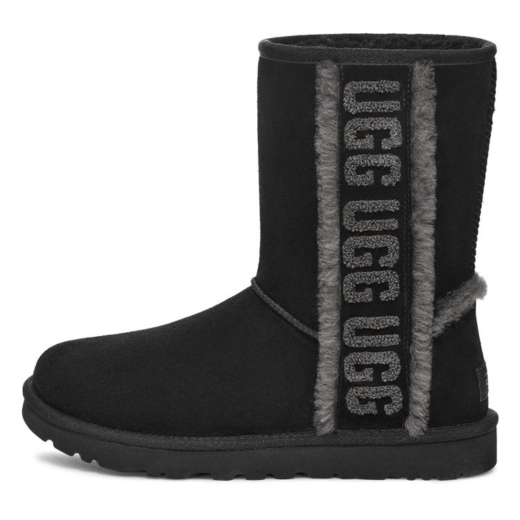 UGG Warm Fashionable Comfortable Short Snow Boots Women boots Black 1153474-BLK