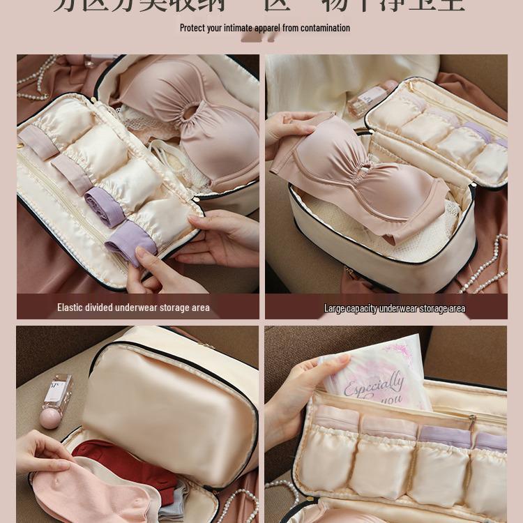 Waterproof Travel Underwear and Garment Organizer Bag