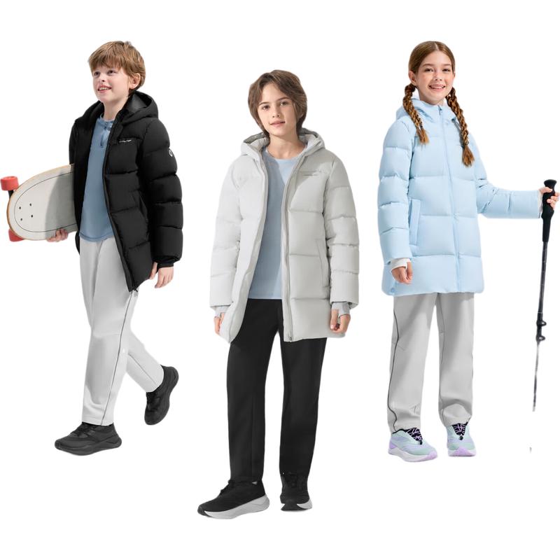 MoodyTiger Kids' Water-Repellent Goose Down Jacket