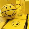 Yellow Smile Face Basketball Limited Edition PU Leather Feel Size 7 6 5 4 Kids Youth Adults Indoor Outdoor
