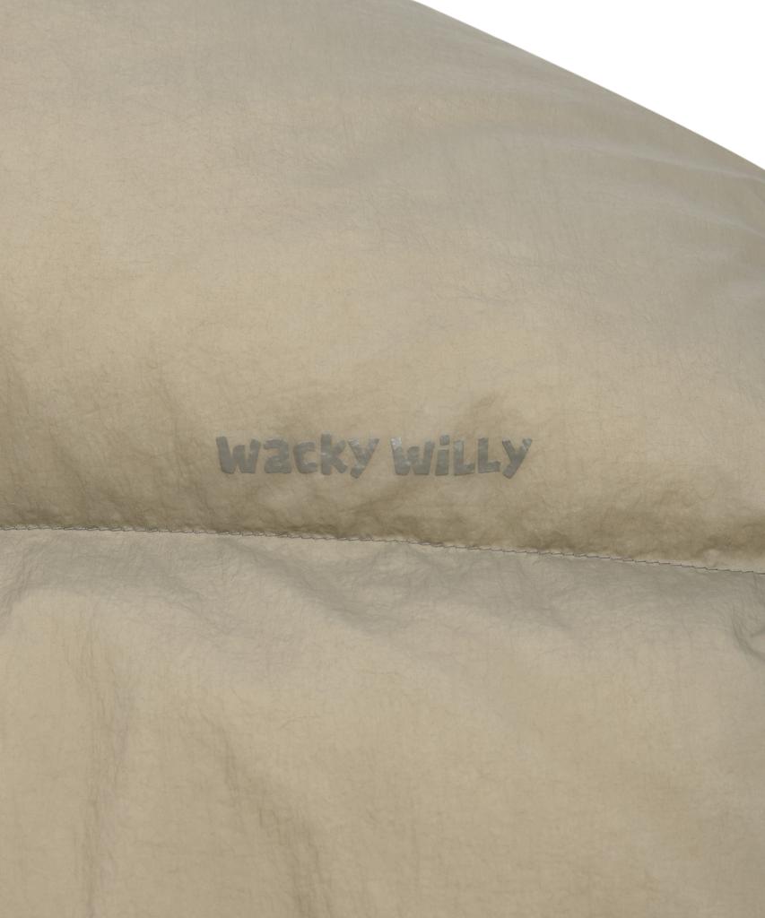 Wacky Willy Nylon Down Jumper Beige