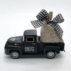 Vintage Mini Kovový Model Nákladního Auta s Odnímatelným Jutovým Pytlíkem pro Kávový Koutek a Ozdoby na Pulty