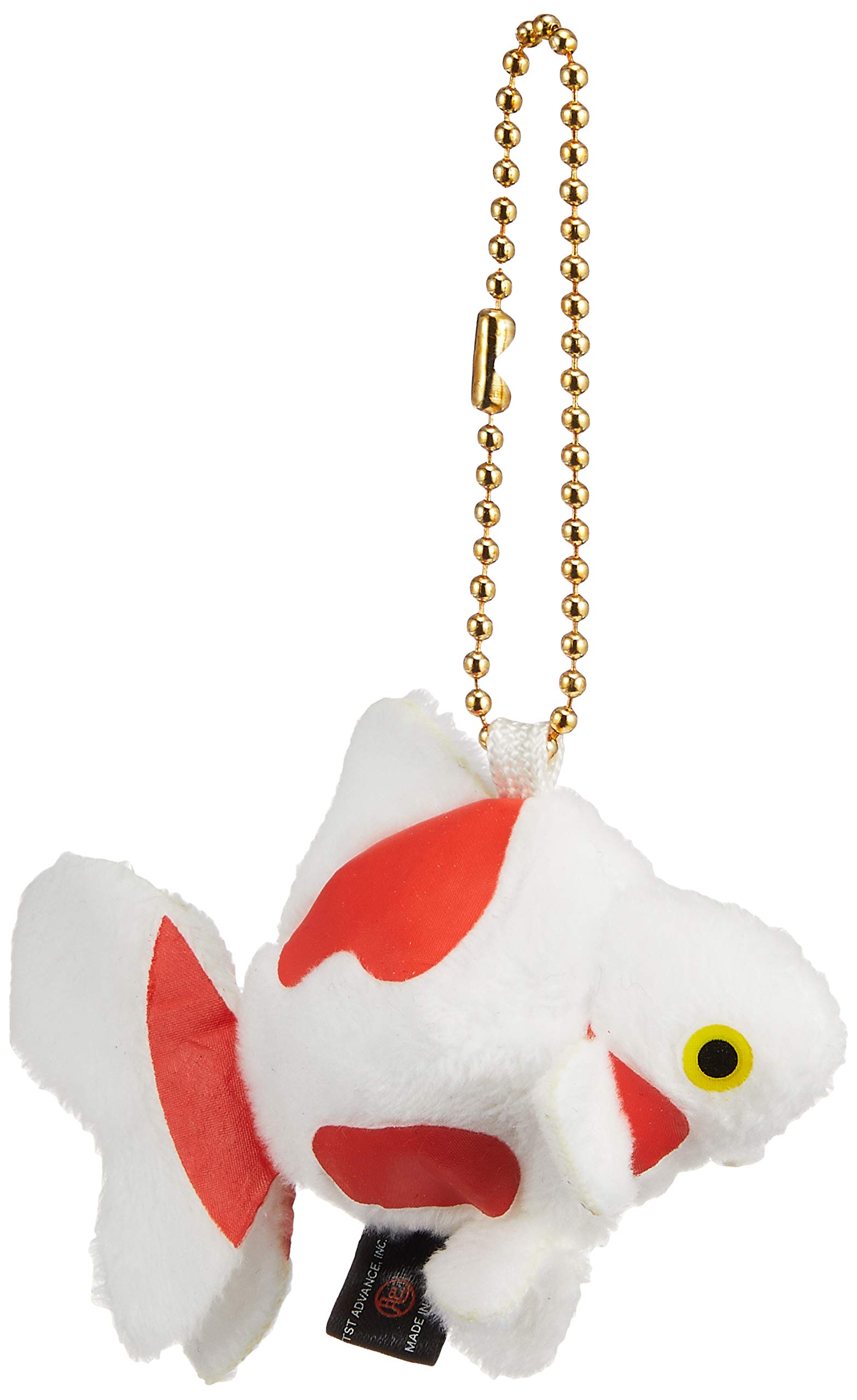 Брелок-маскот Золотая рыбка Рюкин БЕЛЫЙ