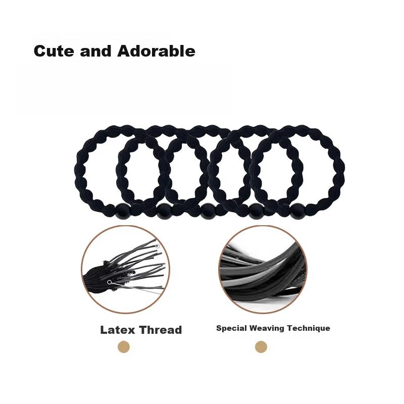 20-Pack Hair Ties, High Elasticity, Sport and Fitness Use, Ponytail Elastics, Hair Accessory