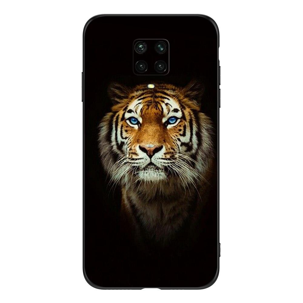 Für Xiaomi Redmi Note 9S 9pro 6,67 Zoll Hülle Für Redmi Note 9 Pro Note9S Note9Pro schwarze TPU Hülle Löwe Wolf Tiger Drache