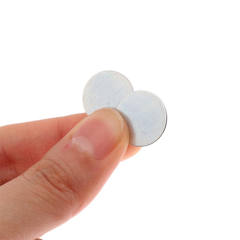 50/100 ks Ultratenký kulatý pozinkovaný plech pro DIY ruční výrobu doplňků