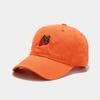 Sunscreen Embroidery Fruit Strawberry Cap Summer Small Fresh Baseball Cap Men's Shade Bend Cap