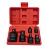 VERUNIS Torque Wrench Socket Conversion Adapter Impact Case Included Set Inch Black 6-Piece 1/4 3/8 1/2 3/4